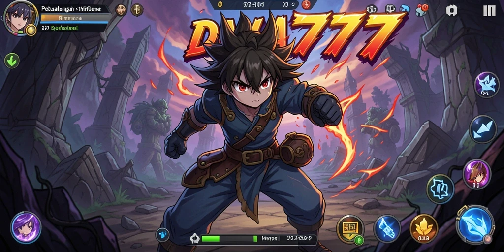 Tampilan gameplay <strong>DNA777</strong> yang menawan dan penuh aksi.