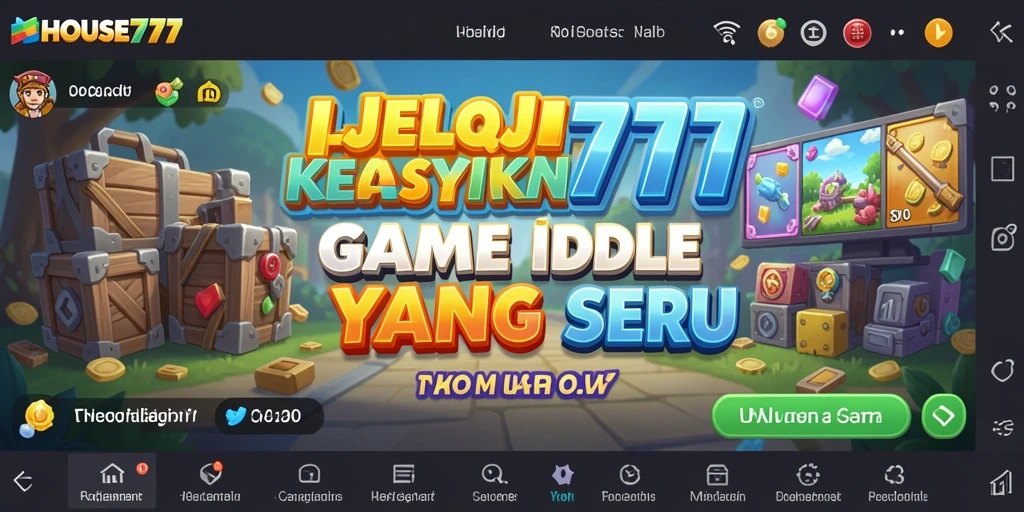 Screenshot utama menampilkan gameplay Idle yang menarik dan interaktif.
