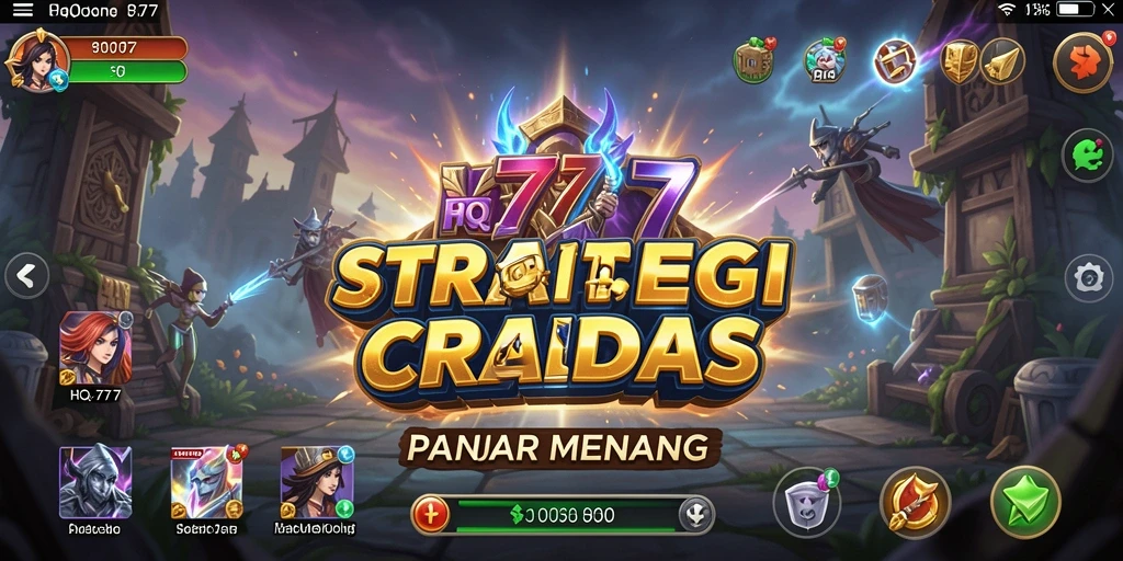 Tangkapan layar gameplay menunjukkan aksi strategi yang mendebarkan.