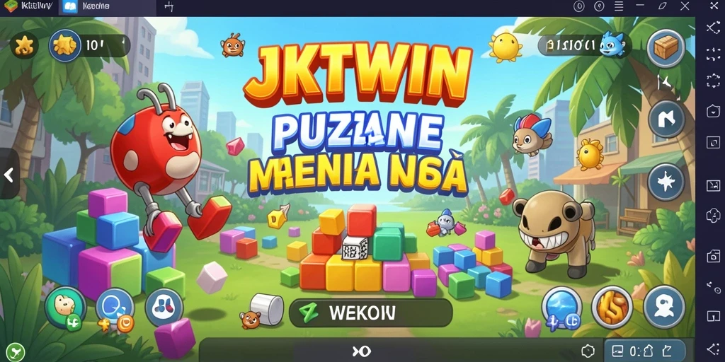 Screenshot menampilkan gameplay Puzzle JKTWIN yang menarik dan penuh tantangan.