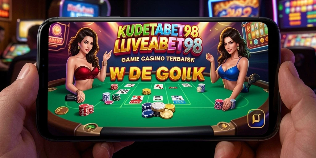 Tampilan sinematik permainan Live Casino KUDETABET98 yang memukau.