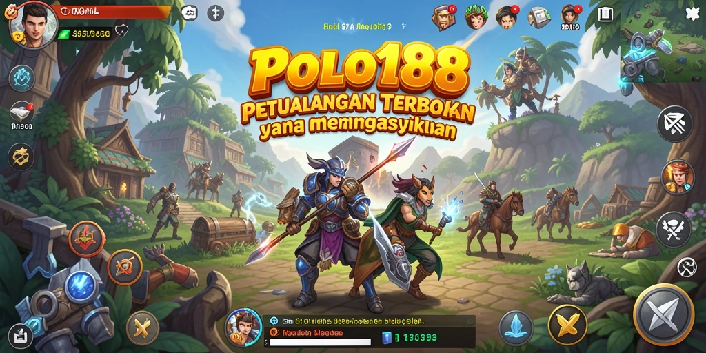 Tampilan gameplay seru di dalam dunia terbuka POLO188.