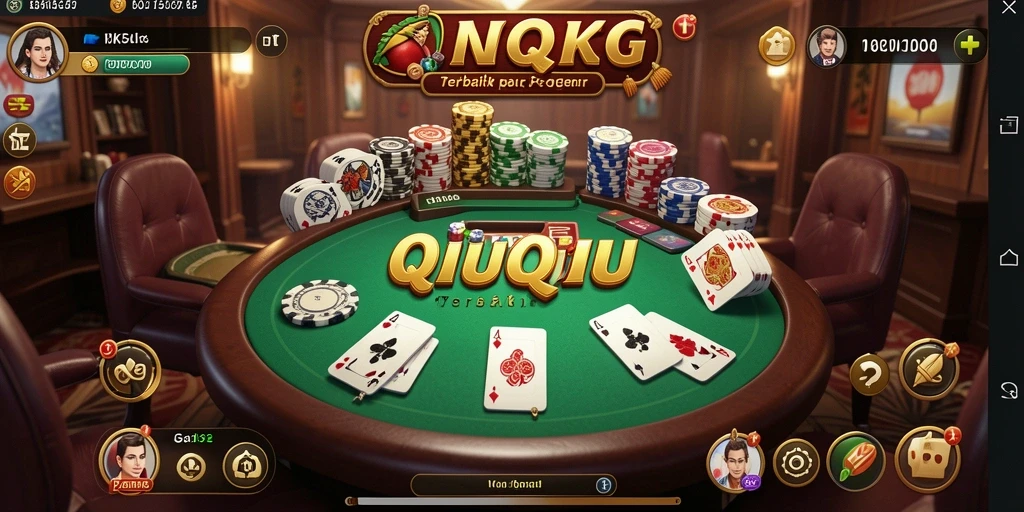 Gameplay QiuQiu yang kompetitif dan menarik.