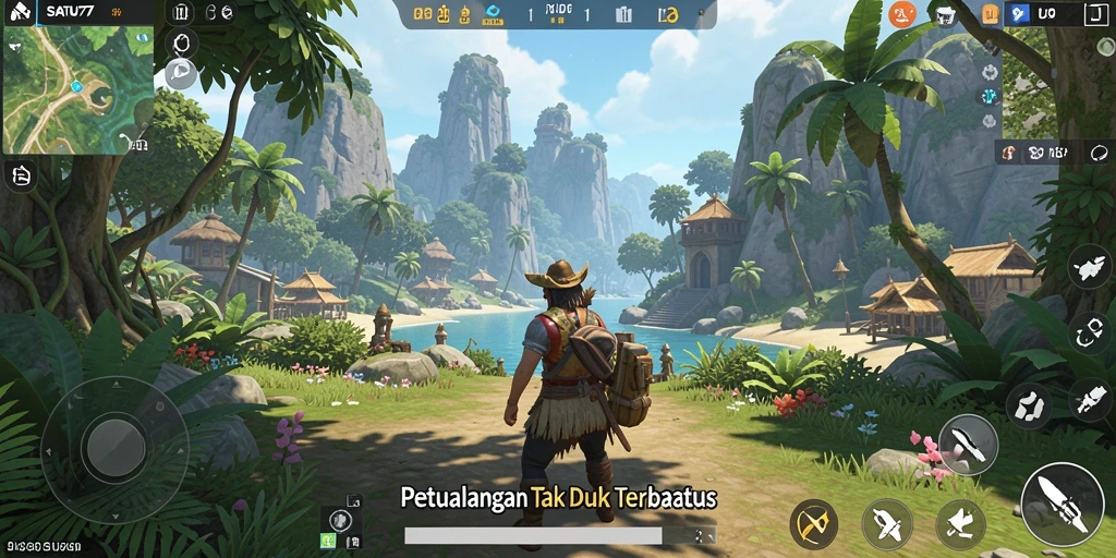 Tampilan gameplay yang menarik dari SATU77 dengan pemandangan yang menakjubkan.