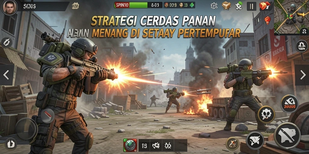 Tampilan permainan SPIN101 yang penuh dengan strategi dan taktik.