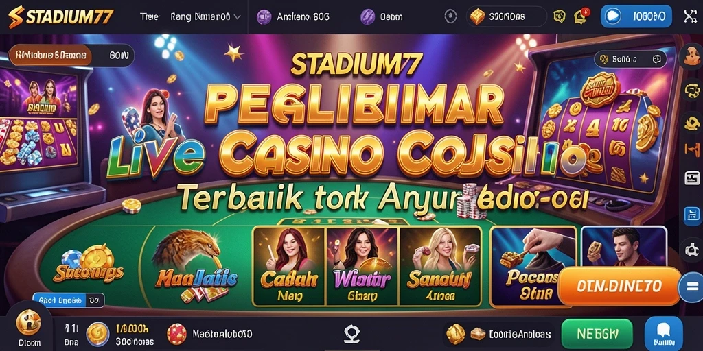 Tampilan gameplay STADIUM77 yang menarik dan interaktif.
